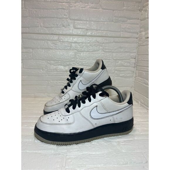 NIKE AIR FORCE 1 XXV Low '07 Shoes PATTERSON SQUARE GARDEN White Black - Picture 2 of 11